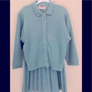 Vintage Kimberly knitwear top and skirt